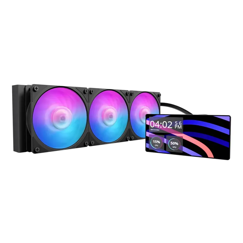 Cooler Master MasterLiquid Core 360 LCD 6-inch ARGB - 黑色