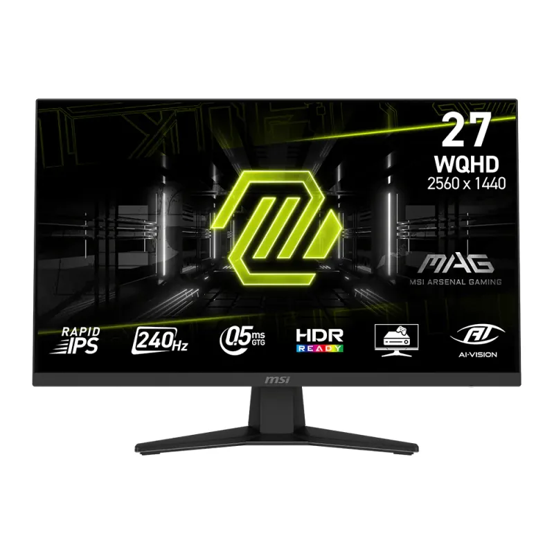 MSI 微星 MAG 274QF X24 27吋 2K WQHD 240Hz 0.5ms 平面電競顯示器 (16:9 / FreeSync Premium / HDR Ready / 96% DCI-P3 )