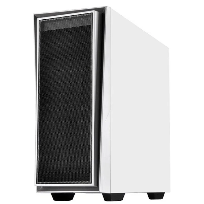 SilverStone 銀欣 Redline RL06 SST-RL06WS-W 白銀壓克力側透 ATX 中塔電競機箱 (大面積進氣網孔 / 支援348mm顯卡 / 雙USB 3.0 / 43.4L)