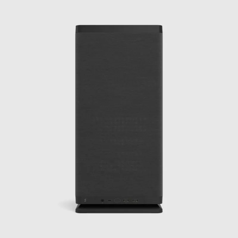 Fractal Design Mood 直立式 Mini-ITX 質感布面透氣機箱 - 黑色