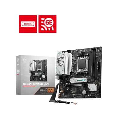 MSI 微星 B650M GAMING WIFI M-ATX 主機板 / 2-DIMM DDR5