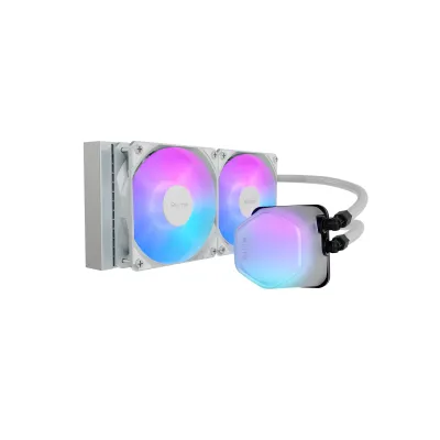 Cooler Master EliteLiquid 240 ARGB 240mm 一體式水冷 CPU 散熱器 - 白色