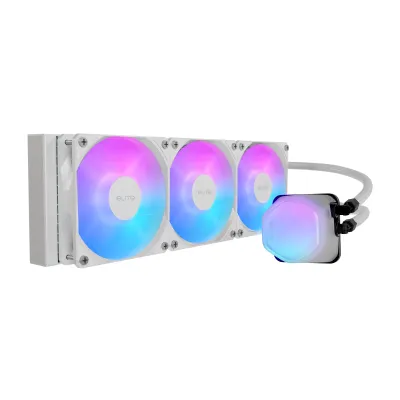 Cooler Master EliteLiquid 360 ARGB  360mm 一體式水冷 CPU 散熱器 - 白色