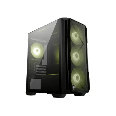 MSI 微星 MAG FORGE M120R AIRFLOW 迷你塔式高風道電競機箱 (M-ATX/ITX專用 / 預裝4組ARGB風扇含前置3顆120+後置120 / 大面積高透氣鐵網面板 / 頂置前置雙240水冷排 / 4槽PCI擴充) - 2年原廠保養