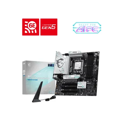 MSI 微星 B860M GAMING PLUS WIFI6E M-ATX 主機板 / 4-DIMM DDR5