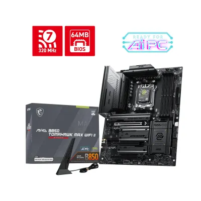 MSI 微星 MAG B850 TOMAHAWK MAX WIFI II ATX 主機板 / 4-DIMM DDR5