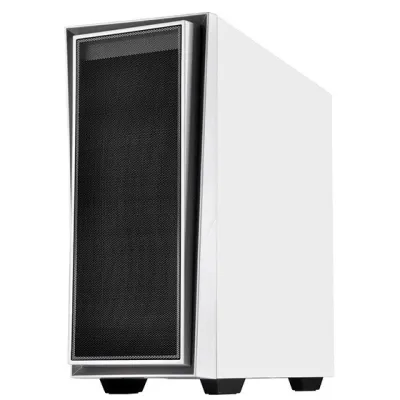 SilverStone 銀欣 Redline RL06 SST-RL06WS-W 白銀壓克力側透 ATX 中塔電競機箱 (大面積進氣網孔 / 支援348mm顯卡 / 雙USB 3.0 / 43.4L)