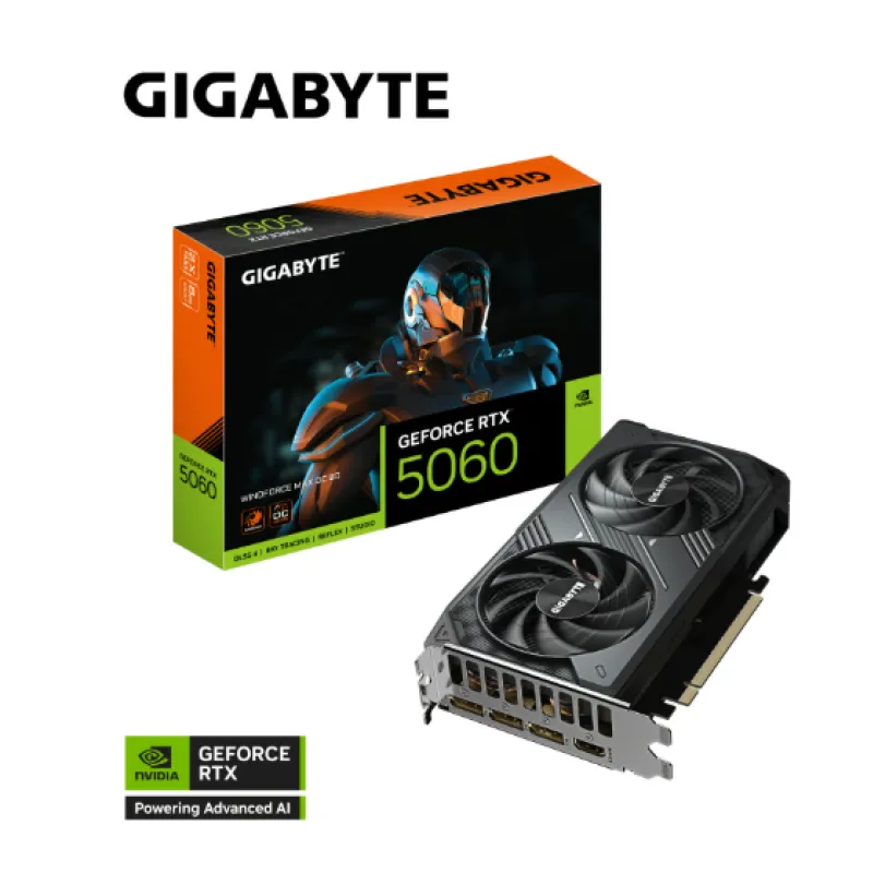現貨  免費送貨 GIGABYTE 技嘉 GeForce RTX 5060 WINDFORCE MAX OC 8G 顯示卡