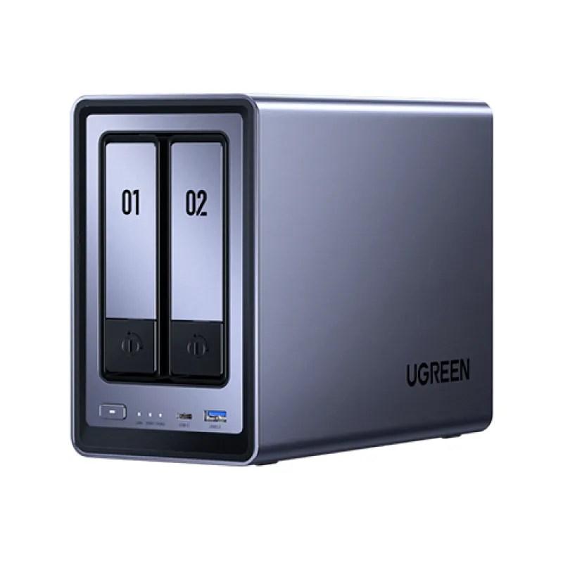 UGREEN 綠聯 NASync DXP2800 GT 四盤位旗艦級網路儲存伺服器 4-Bay NAS丨高效能處理器丨香港行貨 2年保養（HD-DXP280G）