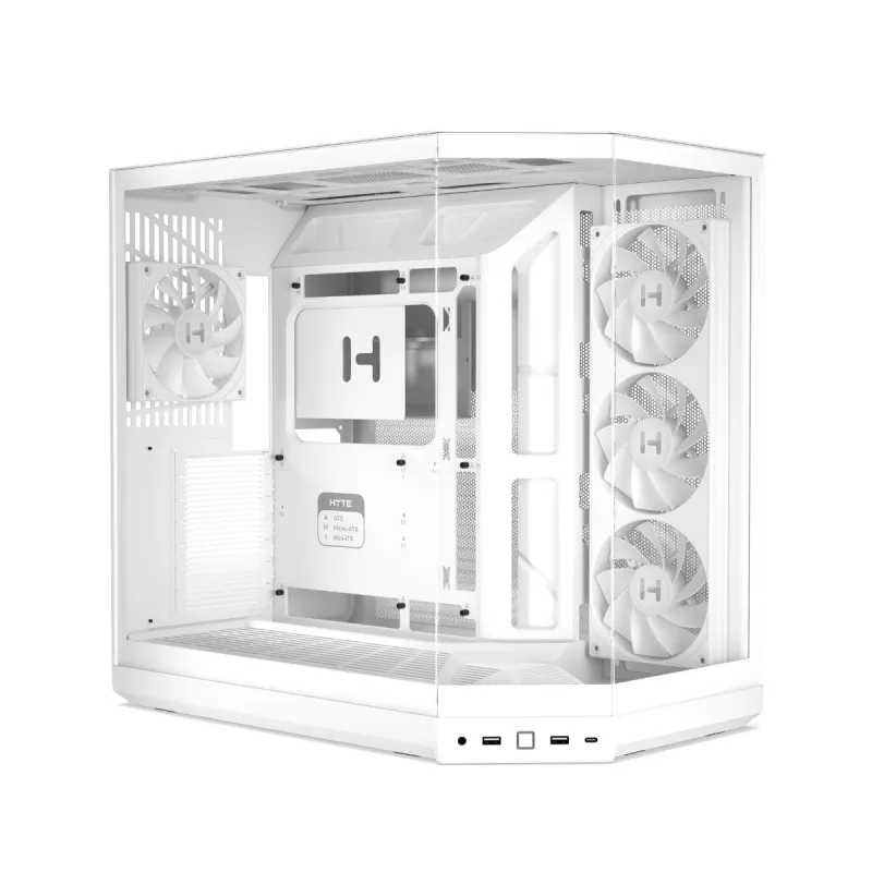 HYTE Y50 ATX 機箱 (多色) - Snow White