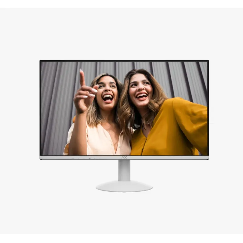 AOC 24B30H3/BW 23.8吋  FHD 120Hz 1ms IPS 白色顯示器 (16:9 / 1500:1 / 300 nits / 簡約純白機身 / HDMI+VGA 雙介面 / 106% sRGB)