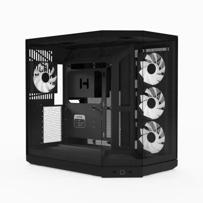 HYTE Y50 ATX 機箱 (多色) - Pitch Black