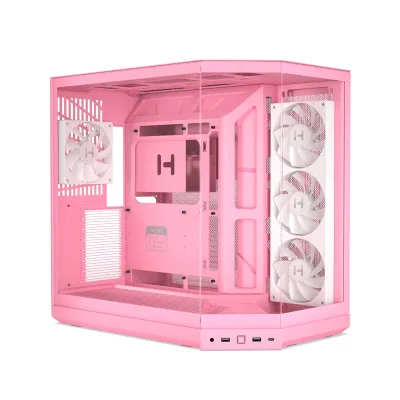 HYTE Y50 ATX 機箱 (多色) - Strawberry Milk